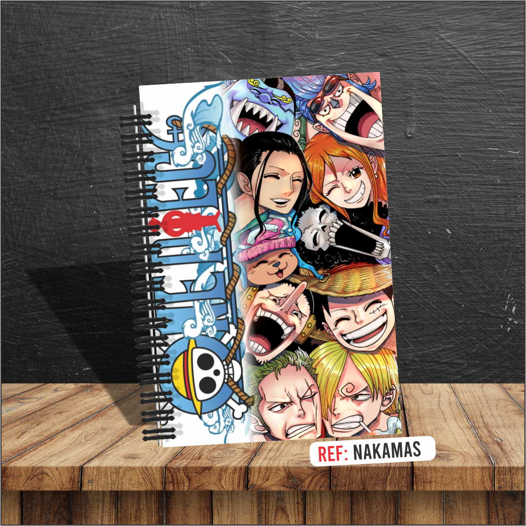 Cuaderno Luffy 7 Materias