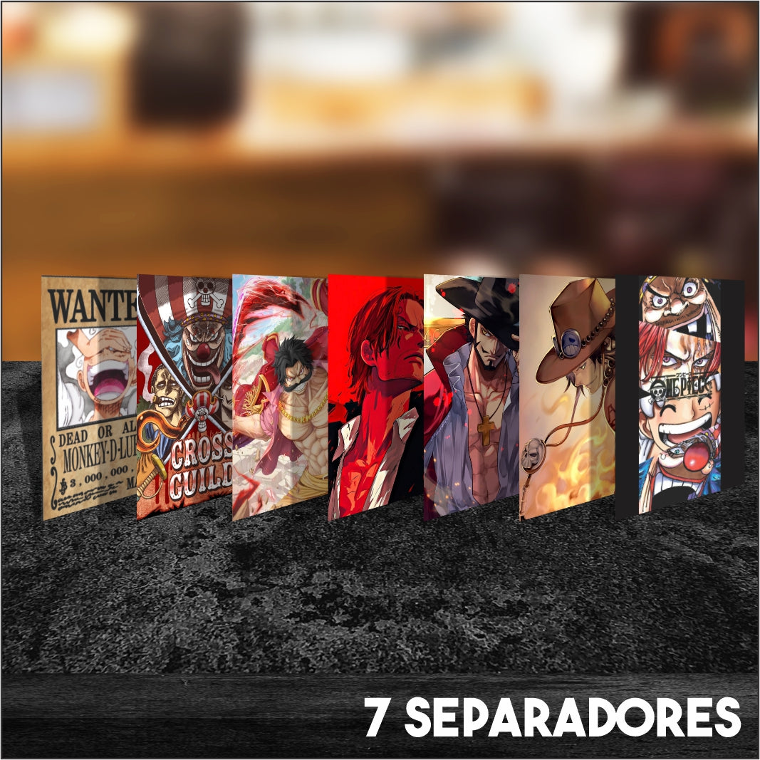 Cuaderno 7 Materias Grande One Piece Five Gear