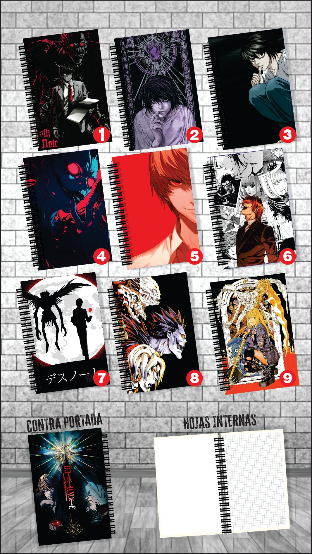 Cuaderno Death Note 1 Grande