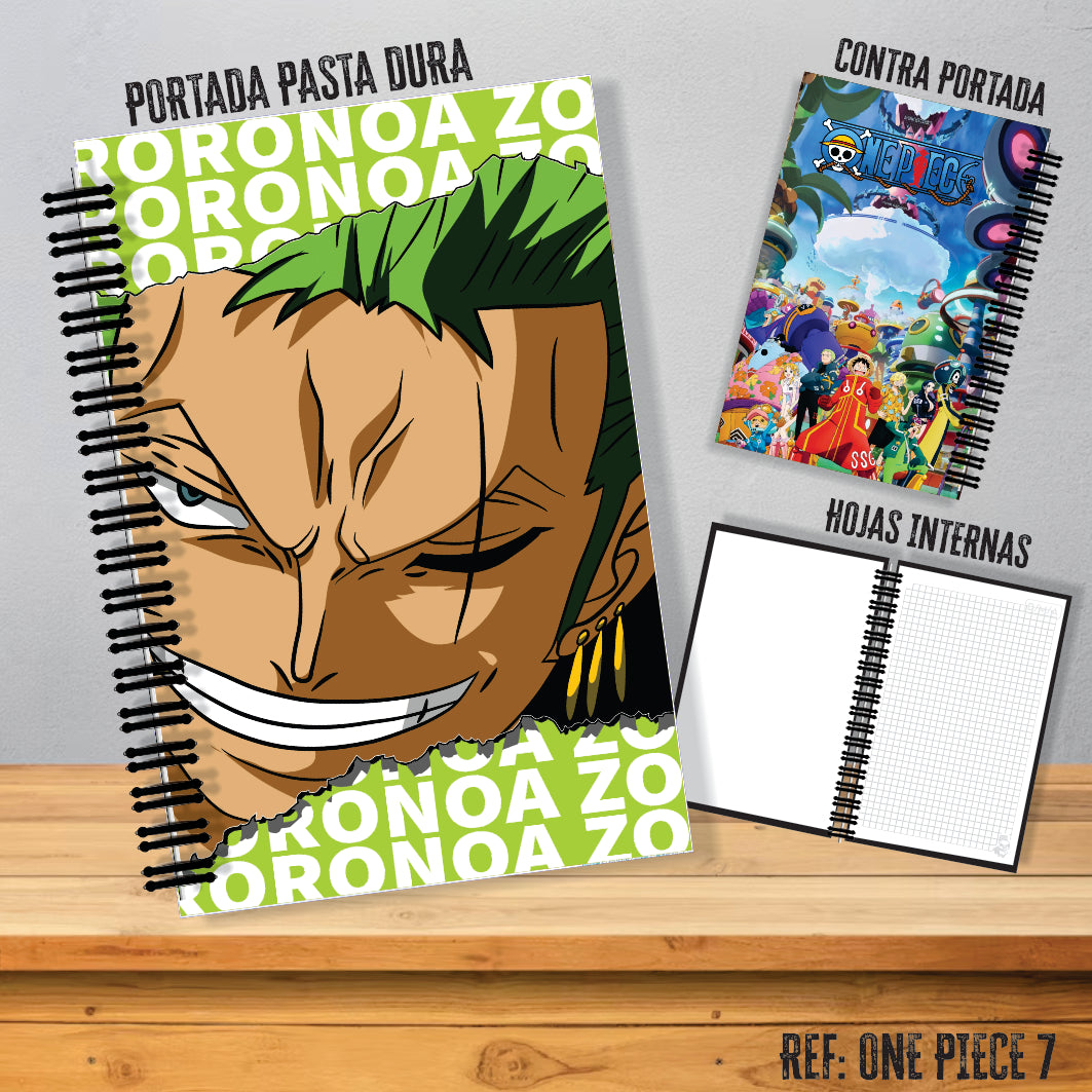 Cuaderno One Piece Pequeño