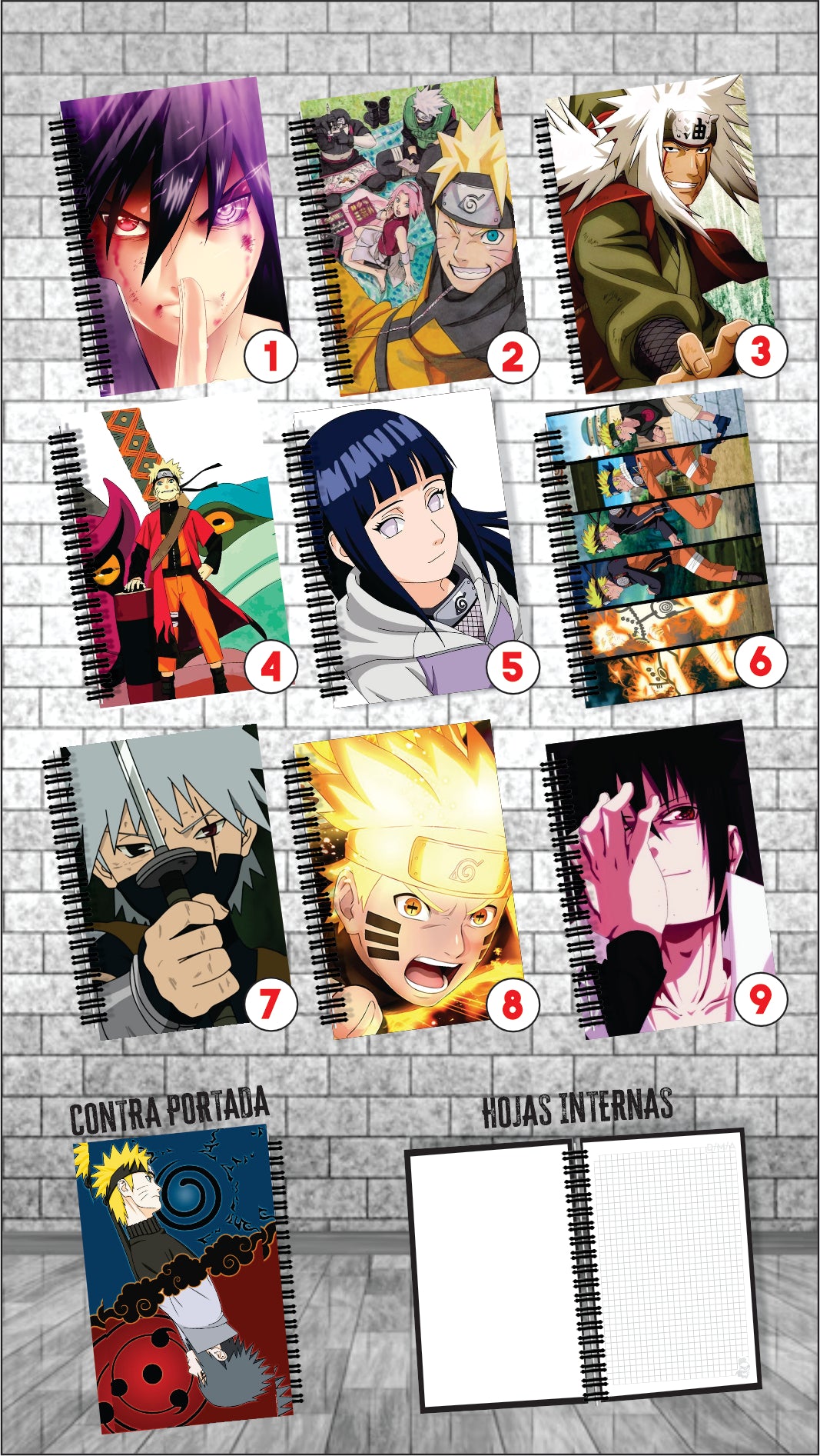Cuaderno Grandes Naruto 2