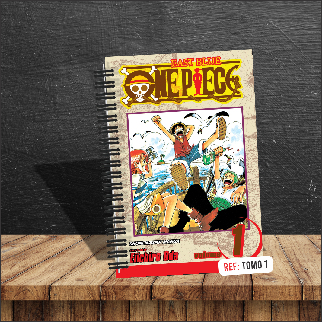 Cuaderno Luffy 7 Materias
