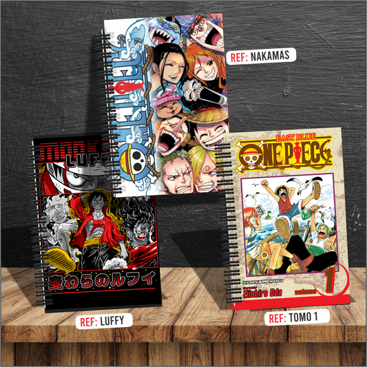 Cuaderno Luffy 7 Materias