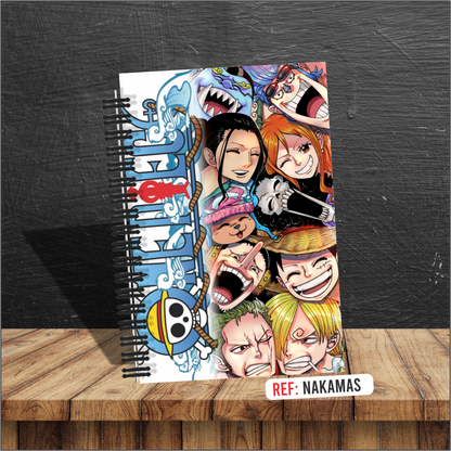 Cuaderno Luffy 7 Materias