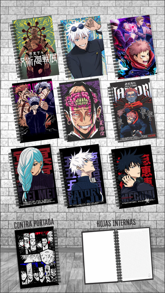 Cuaderno Jujutsu Kaisen 2 Pequeño