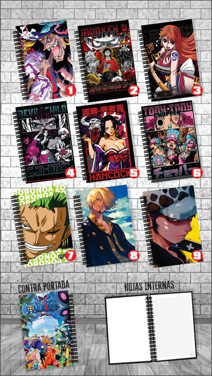 Cuaderno One Piece Pequeño